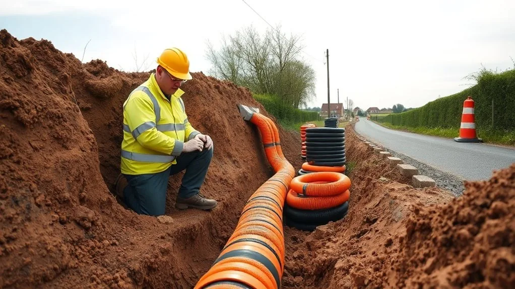 Electric Ducting Installation in Staplehurst | Power Supply Cable Ducting