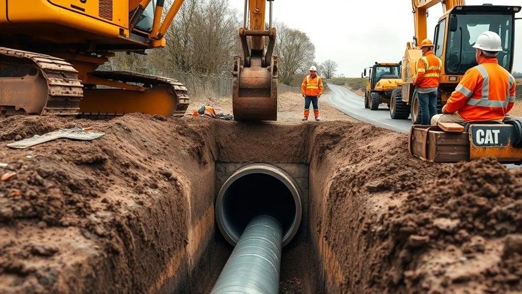 Pipe Ramming in Staplehurst | Driving Pipes Under Roads, Walls & Buildings